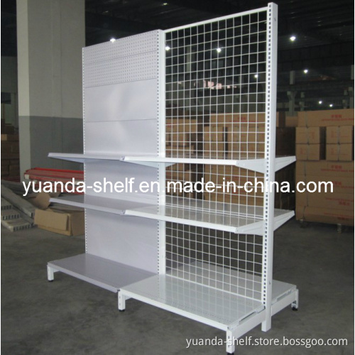 Steel Supermarket Shop Store Goods Display Wire Mesh Shelf (YD-007A)
